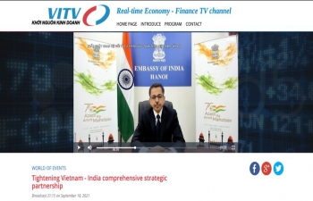 India@75: Ambassador's Interview with VITV on Fifth Anniversary of India-Vietnam Comprehensive Strategic Partnership